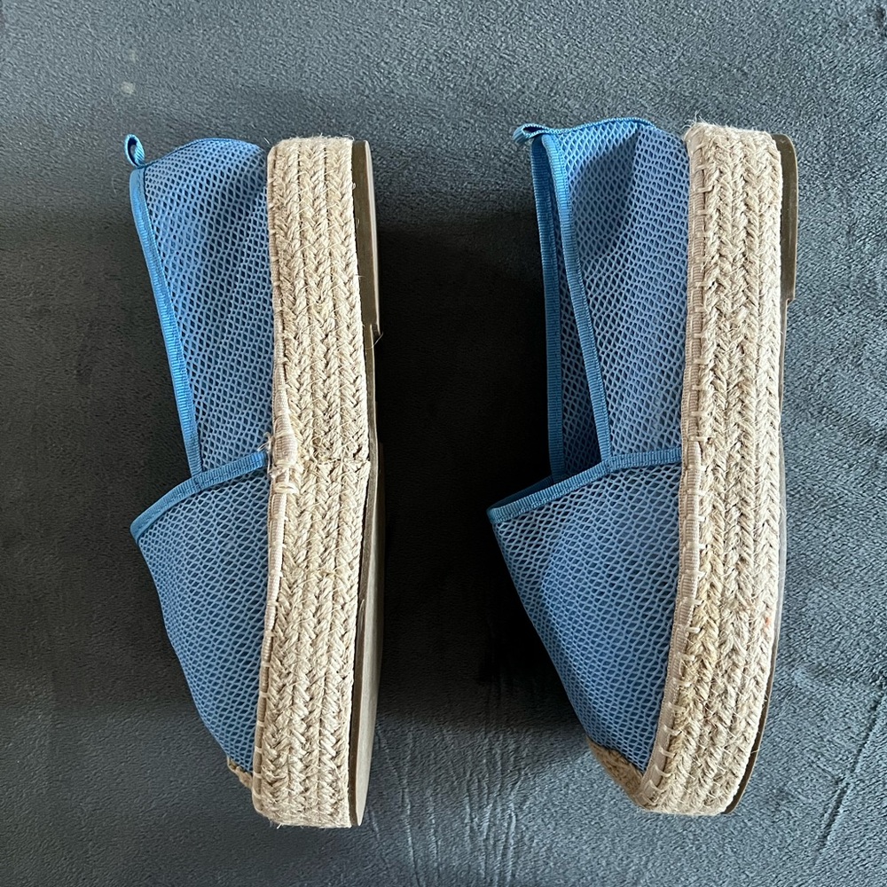 Misbehave blue espadrilles sz 8.5